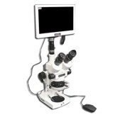 EMZ-5TR + MA502 + P + MA302 + MA961D/S/ESD (Daylight) + MA151/35/03 + HD1500MET-M (7X - 45X) Stand Configuration System, Working Distance: 93mm (3.66")