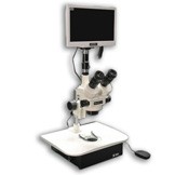 EMZ-5TRH + MA522 + F + BD-M-LED + MA151/35/03 + HD1500MET-M (7X - 45X) Stand Configuration System, Working Distance: 93mm (3.66")