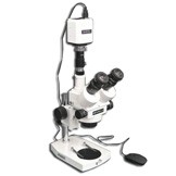 EMZ-5TRH + MA522 + P + MA151/35/03 + HD1500MET (7X - 45X) Stand Configuration System, Working Distance: 93mm (3.66")