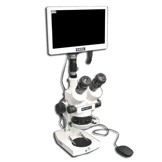 EMZ-5TRH + MA522 + P + MA302 + MA961C/S/ESD (Cool White) + MA151/35/03 + HD1500MET-M (7X - 45X) Stand Configuration System, Working Distance: 93mm (3.66")