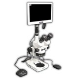 EMZ-5TRH + MA522 + P + MA961W/40 (Warm White) + MA151/35/03 + HD1500TM (7X - 45X) Stand Configuration System, Working Distance: 93mm (3.66")