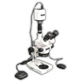 EMZ-5TRH + MA522 + P + MA961W/40 (Warm White) + MA151/35/03 + HD1500T (7X - 45X) Stand Configuration System, Working Distance: 93mm (3.66")