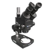 EMZ-8TR/BLACK + MA502 + P/BLACK (7X - 45X) Stand Configuration System, Working Distance: 104mm (4.09")