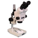 EMZ-13TR + MA502 + P (10X - 70X) Stand Configuration System, Working Distance: 90mm (3.54")