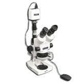 EMZ-8TR + MA502 + P + MA302 + MA961C/S/ESD (Cool White) + MA151/35/03 + HD1500T (7X - 45X) Stand Configuration System, Working Distance: 104mm (4.09")