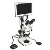 EMZ-8TR + MA502 + P + MA961D/40 (Daylight) + MA151/35/03 + HD1000-LITE-M (7X - 45X) Stand Configuration System, Working Distance: 104mm (4.09")