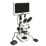 EMZ-8TR + MA502 + P + MA961D/40 (Daylight) + MA151/35/03 + HD1500TM (7X - 45X) Stand Configuration System, Working Distance: 104mm (4.09")