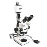 EMZ-8TR + MA502 + P + MA961C/40 (Cool White) + MA151/35/03 + HD1500T (7X - 45X) Stand Configuration System, Working Distance: 104mm (4.09")