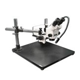 EMZ-8TRH + MA522 + F + UL + FL5000-US-SG (7X - 45X) Stand Configuration System, Working Distance: 104mm (4.09")