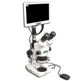 EMZ-8TRH + MA522 + P + MA302 + MA961D/S/ESD (Daylight) + MA151/35/03 + HD1000-LITE-M (7X - 45X) Stand Configuration System, Working Distance: 104mm (4.09")