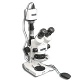 EMZ-8TRH + MA522 + P + MA302 + MA961W/S/ESD (Warm White) + MA151/35/03 + HD1500MET (7X - 45X) Stand Configuration System, Working Distance: 104mm (4.09")