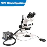 EMZ-5TRH + MA522 + FOL-162 + PK (7X - 45X) Stand Configuration System, Working Distance: 93mm (3.66")