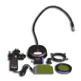 FLM-RB - Stereo Microscope Adapter System with Base Lamp, Mounting Adapter, Light head and Filter Set(Royal Blue)