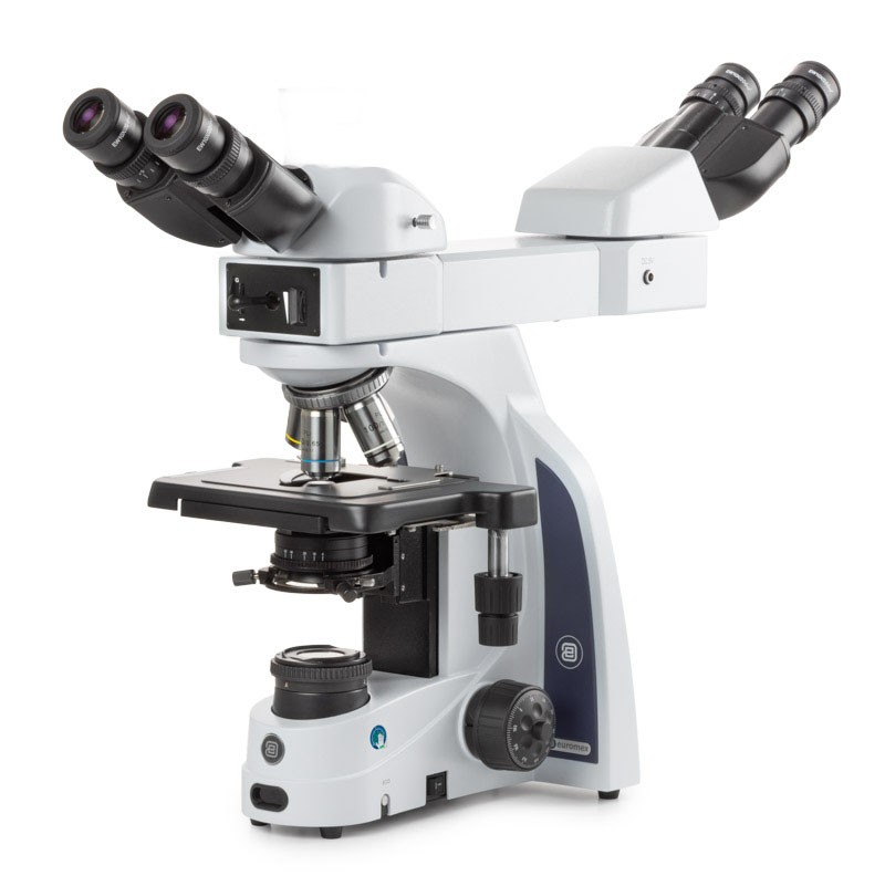 MT-60/TH-2BB Two-Headed Binocular Teaching Microscope, B2B LED Brightfield Biological Plan 4X, 10X, 40X, 100X oil Compound Microscope