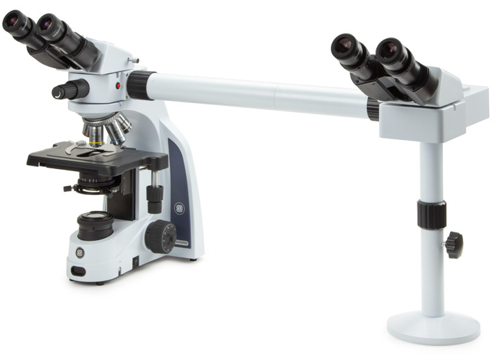 MT-60/TH-2SS Two-Headed Binocular Teaching Microscope, S2S LED Brightfield Biological Plan 4X, 10X, 40X, 100X oil Compound Microscope
