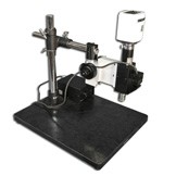 VM-1V-LED + MA871 + VM-MU + HD1500T - 1X with Vertical C-mount Video Microscope Configuration