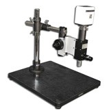 VM-1V + MA871 + VM-MU + HD1500T - 1X with Vertical C-mount Video Microscope Configuration