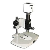 VM-1V + MA871 + VM-PK + HD1500T - 1X with Vertical C-mount Video Microscope Configuration