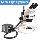 EMZ-13TRH + MA522 + FOL-162 + PK (10X - 70X) Stand Configuration System, Working Distance: 90mm (3.54")