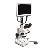 EMZ-5TRH + MA522 + P + MA151/35/03 + HD1500MET-M (7X - 45X) Stand Configuration System, Working Distance: 93mm (3.66")