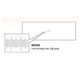 MA285 1mm divided into 100 units Glass Stage Micrometer