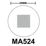 MA524 Eyepiece Micrometer, 10mm square into 400 parts, 25 mm diameter