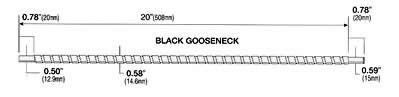 Black Gooseneck